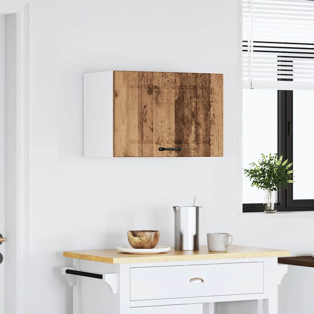 Keukenbovenkast Lucca bewerkt hout oud houtkleurig is nu te koop bij PeponiXL, paradijselijk wonen!