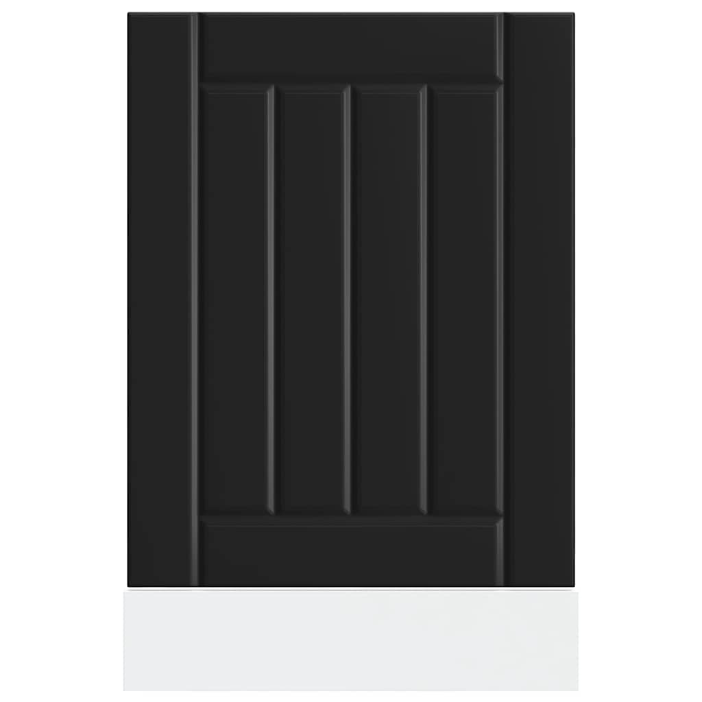 Vaatwaspaneel Lucca bewerkt hout zwart is nu te koop bij PeponiXL, paradijselijk wonen!