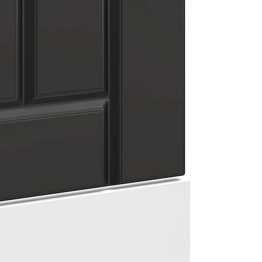 Vaatwaspaneel Lucca bewerkt hout zwart is nu te koop bij PeponiXL, paradijselijk wonen!