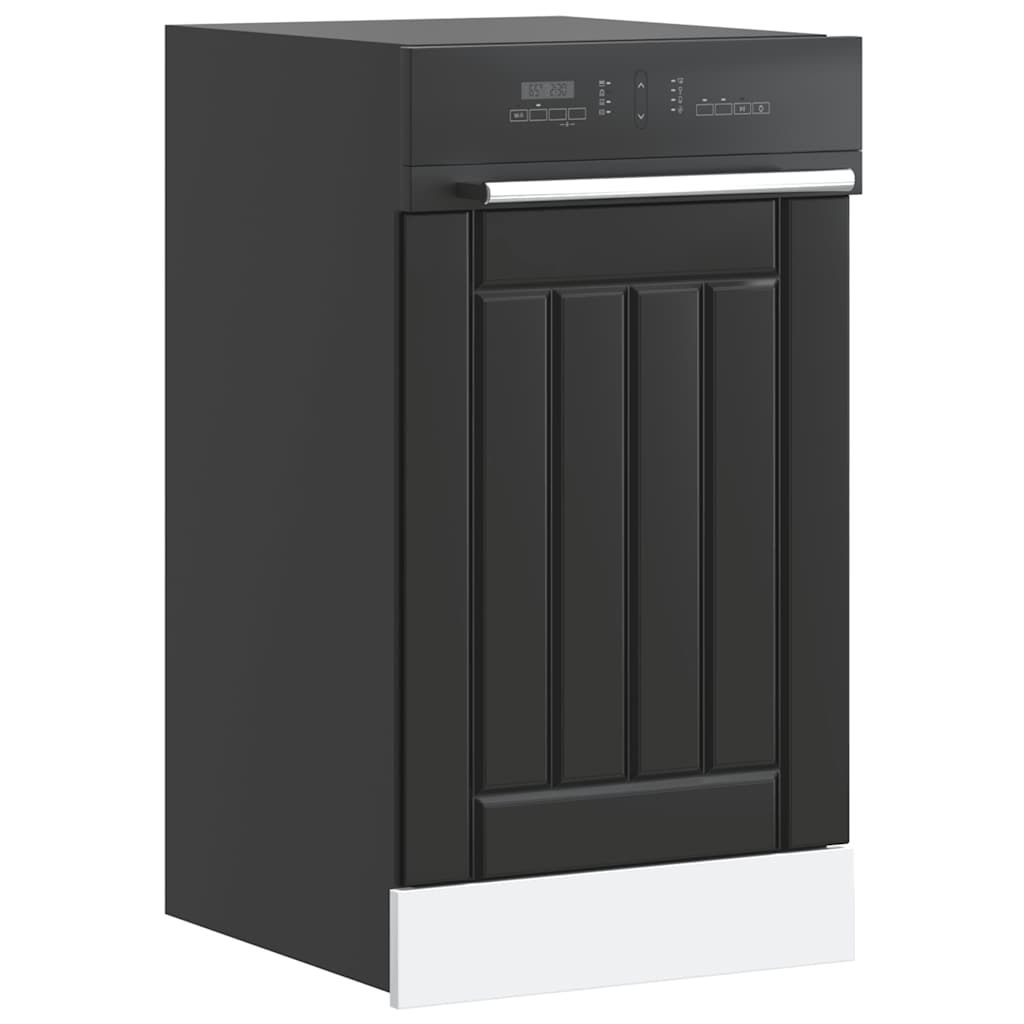 Vaatwaspaneel Lucca bewerkt hout zwart is nu te koop bij PeponiXL, paradijselijk wonen!