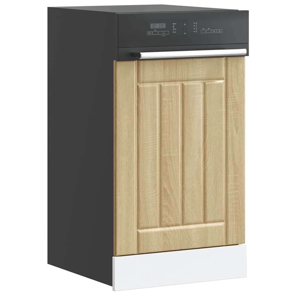 Vaatwaspaneel Lucca bewerkt hout sonoma eikenkleurig is nu te koop bij PeponiXL, paradijselijk wonen!