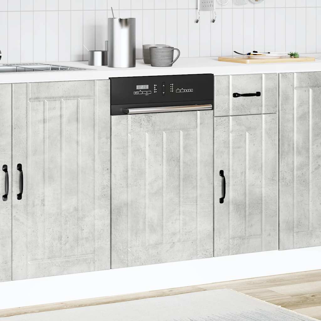 Vaatwaspaneel Lucca bewerkt hout betongrijs is nu te koop bij PeponiXL, paradijselijk wonen!