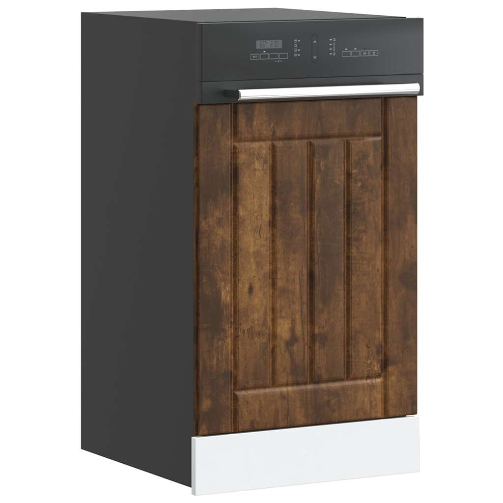 Vaatwaspaneel Lucca bewerkt hout gerookt eikenkleurig is nu te koop bij PeponiXL, paradijselijk wonen!