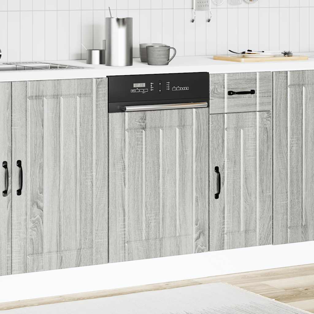 Vaatwaspaneel Lucca bewerkt hout grijs sonoma eiken is nu te koop bij PeponiXL, paradijselijk wonen!