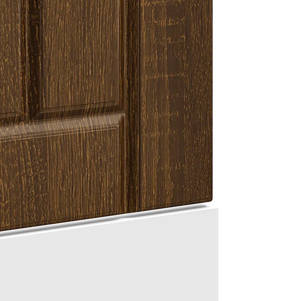 Vaatwaspaneel Lucca bewerkt hout bruin eikenkleur is nu te koop bij PeponiXL, paradijselijk wonen!