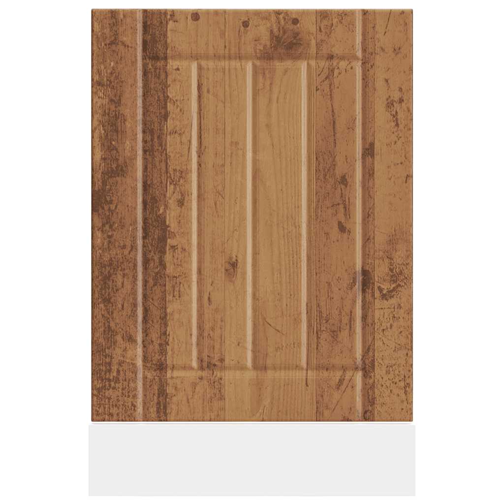 Vaatwaspaneel Lucca bewerkt hout oud houtkleurig is nu te koop bij PeponiXL, paradijselijk wonen!