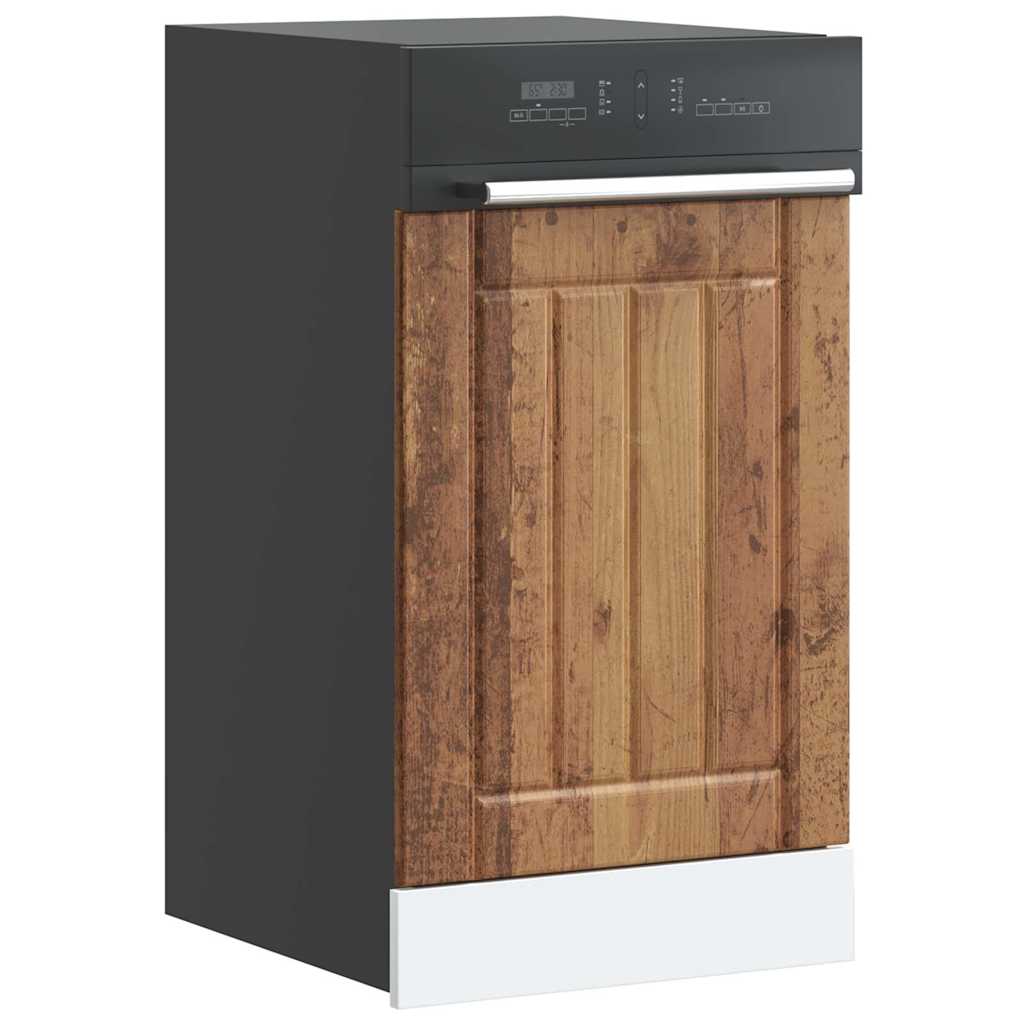 Vaatwaspaneel Lucca bewerkt hout oud houtkleurig is nu te koop bij PeponiXL, paradijselijk wonen!