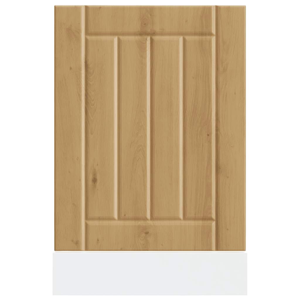 Vaatwaspaneel Lucca bewerkt hout artisanaal eikenkleur is nu te koop bij PeponiXL, paradijselijk wonen!