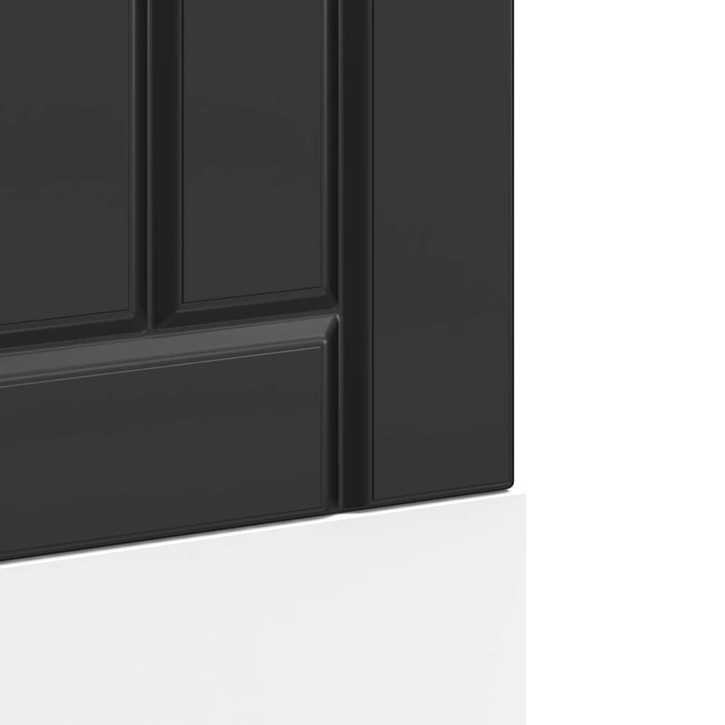 Vaatwaspaneel Lucca bewerkt hout zwart is nu te koop bij PeponiXL, paradijselijk wonen!