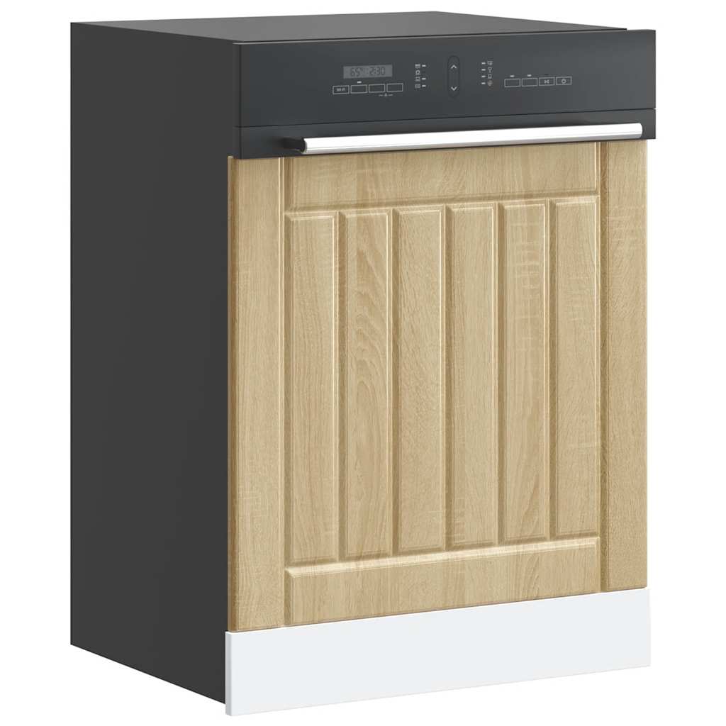 Vaatwaspaneel Lucca bewerkt hout sonoma eikenkleurig is nu te koop bij PeponiXL, paradijselijk wonen!