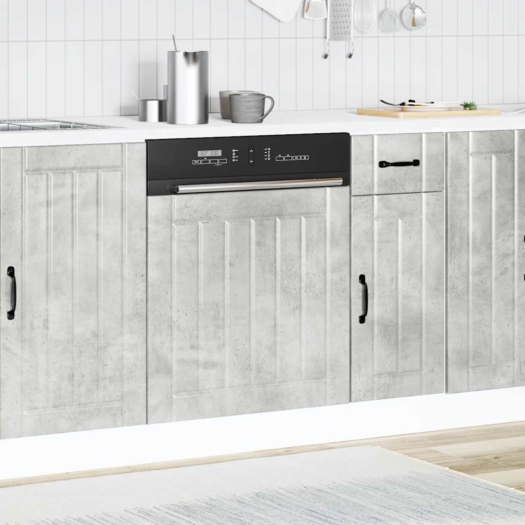 Vaatwaspaneel Lucca bewerkt hout betongrijs is nu te koop bij PeponiXL, paradijselijk wonen!