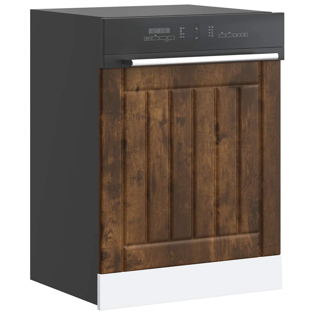 Vaatwaspaneel Lucca bewerkt hout gerookt eikenkleurig is nu te koop bij PeponiXL, paradijselijk wonen!