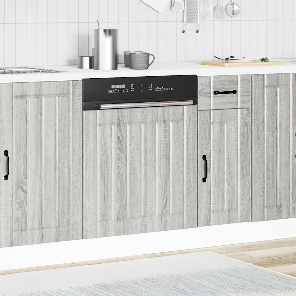 Vaatwaspaneel Lucca bewerkt hout grijs sonoma eiken is nu te koop bij PeponiXL, paradijselijk wonen!