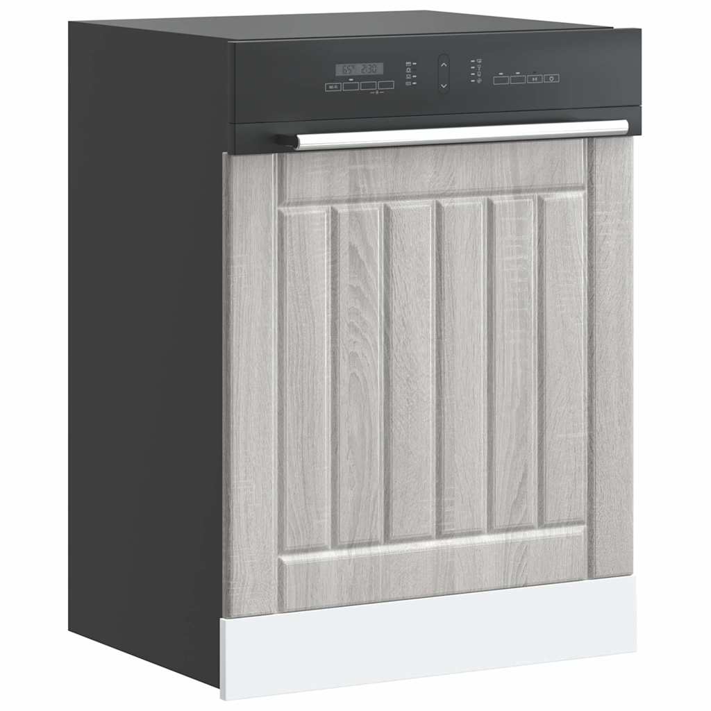 Vaatwaspaneel Lucca bewerkt hout grijs sonoma eiken is nu te koop bij PeponiXL, paradijselijk wonen!