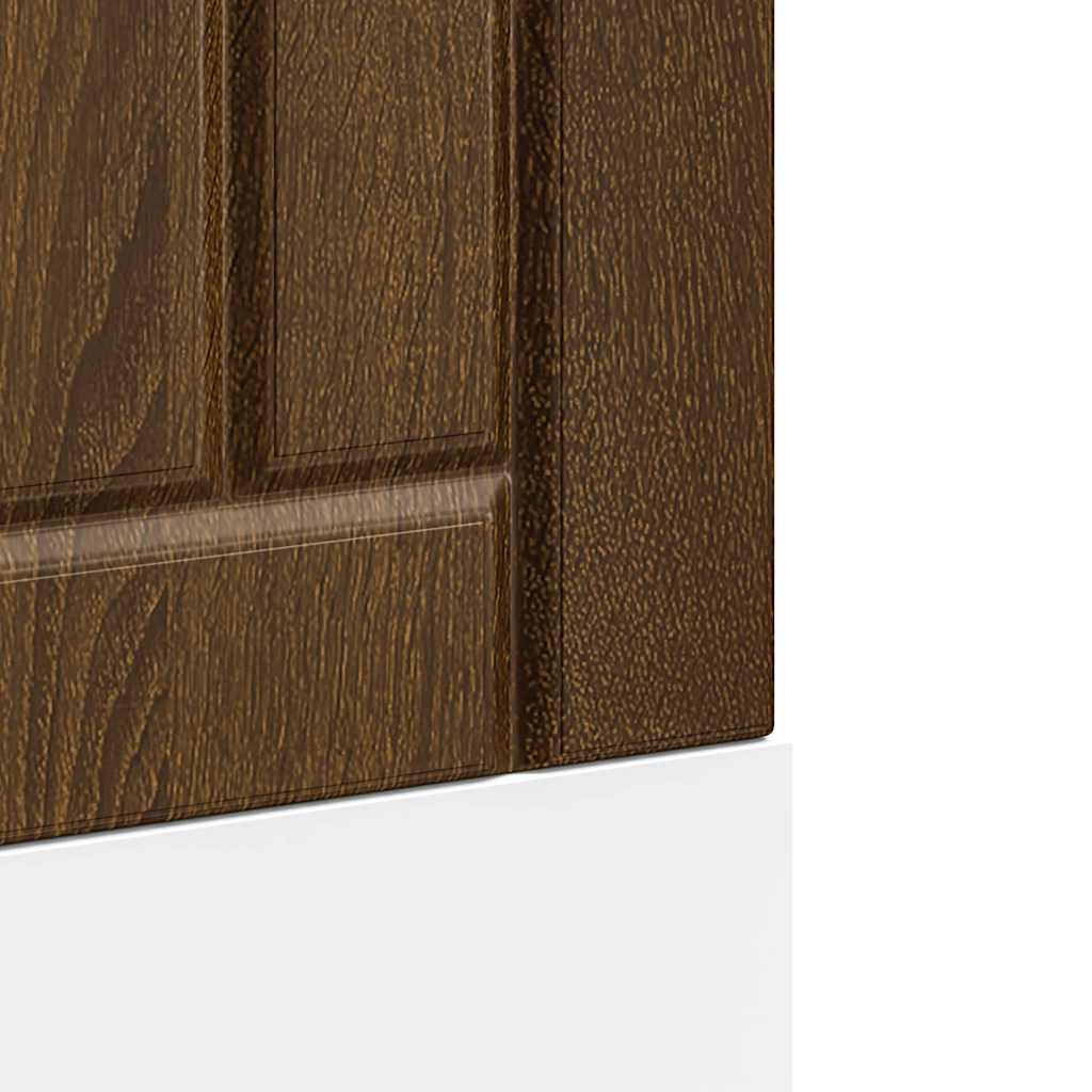 Vaatwaspaneel Lucca bewerkt hout bruin eikenkleur is nu te koop bij PeponiXL, paradijselijk wonen!