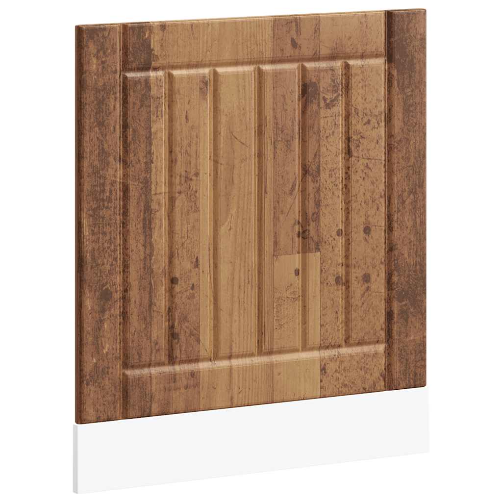 Vaatwaspaneel Lucca bewerkt hout oud houtkleurig is nu te koop bij PeponiXL, paradijselijk wonen!