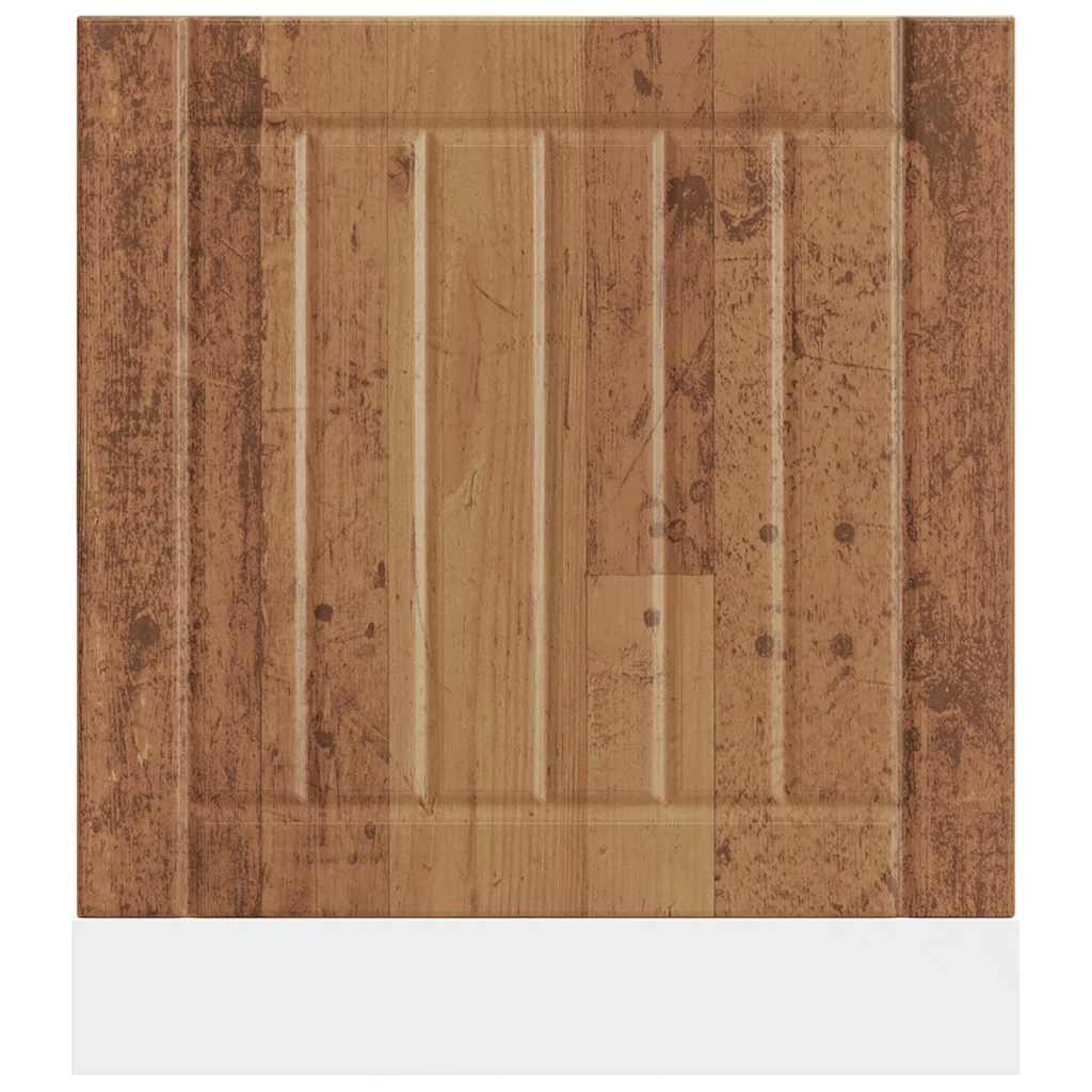Vaatwaspaneel Lucca bewerkt hout oud houtkleurig is nu te koop bij PeponiXL, paradijselijk wonen!