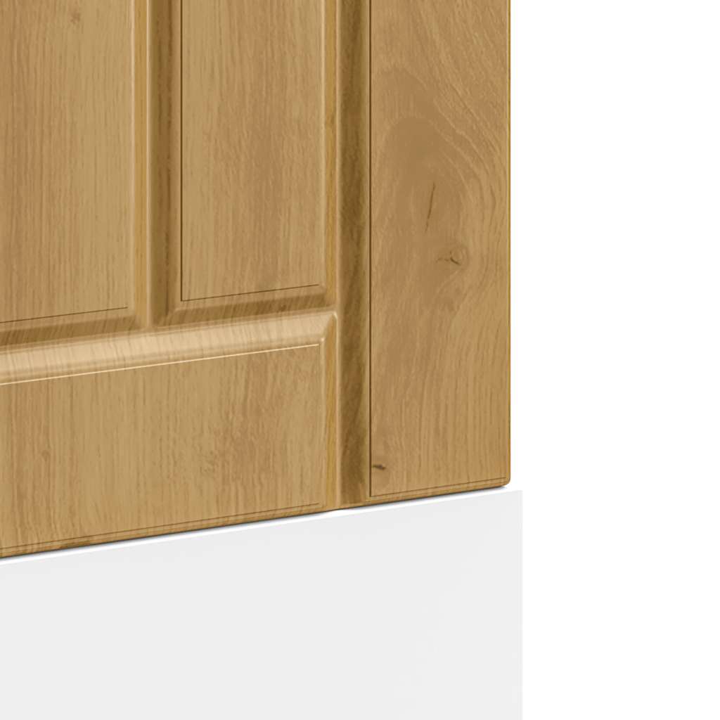 Vaatwaspaneel Lucca bewerkt hout artisanaal eikenkleur is nu te koop bij PeponiXL, paradijselijk wonen!