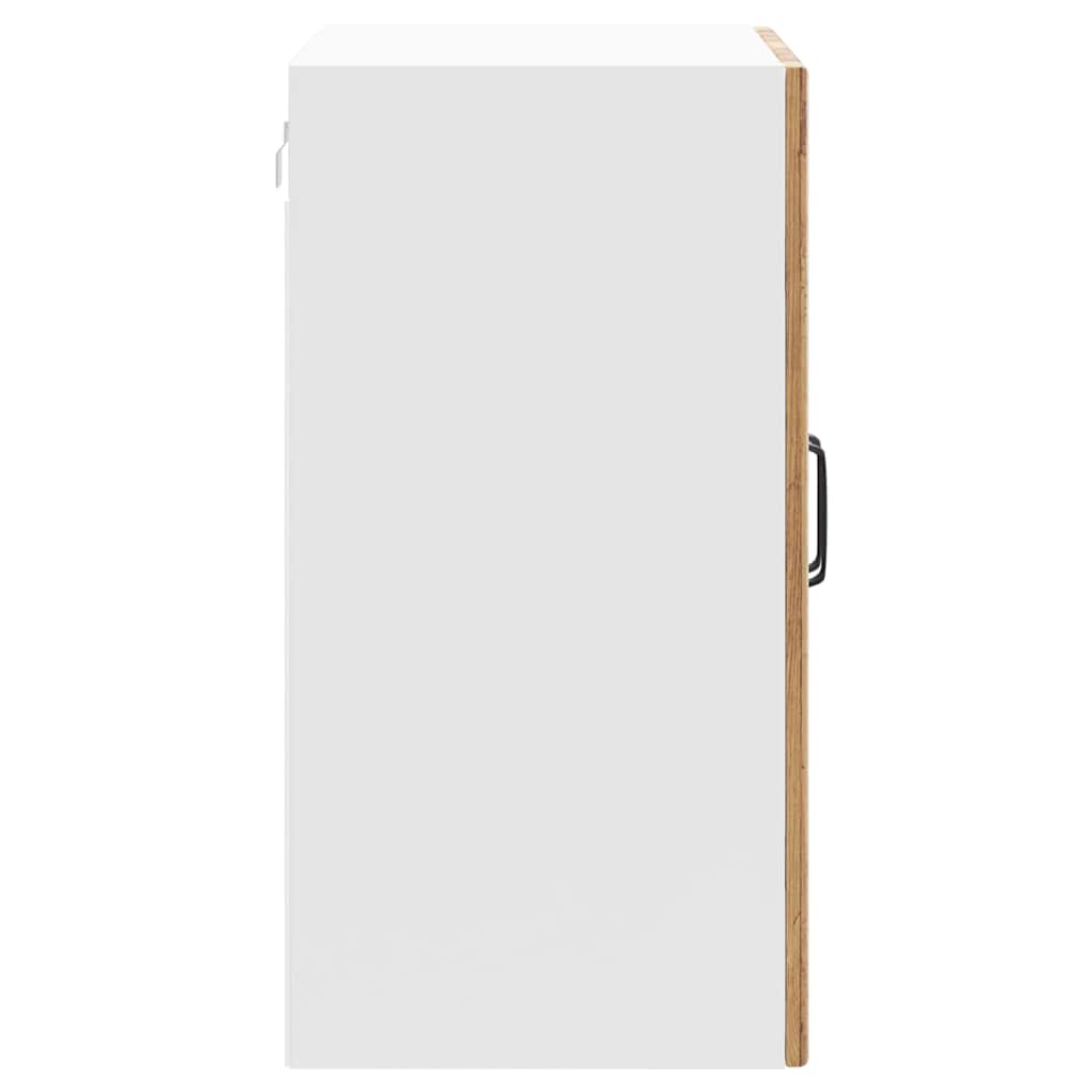 Keukenbovenkast met glazen deur Lucca bewerkt hout oud houtkleurig is nu te koop bij PeponiXL, paradijselijk wonen!