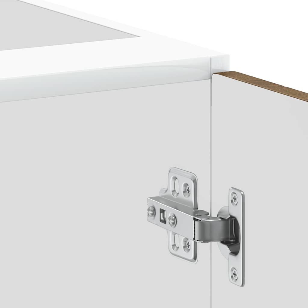 Onderkast "Porto" bewerkt hout bruin eikenkleur is nu te koop bij PeponiXL, paradijselijk wonen!