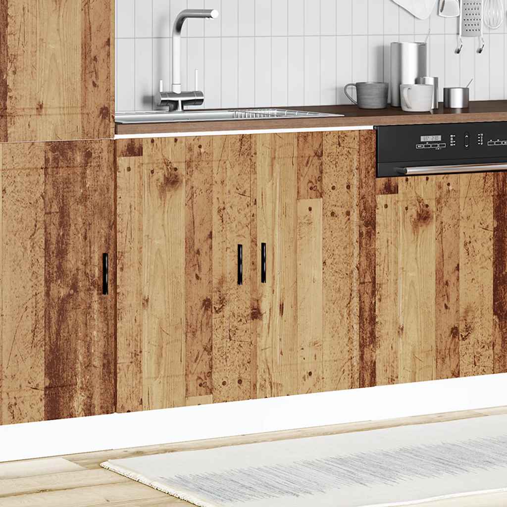 Spoelbakonderkast Porto 80x46x81,5 cm bewerkt hout oud hout is nu te koop bij PeponiXL, paradijselijk wonen!