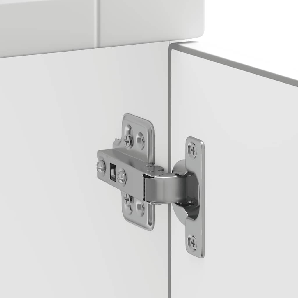 Onderkast "Porto" bewerkt hout wit is nu te koop bij PeponiXL, paradijselijk wonen!