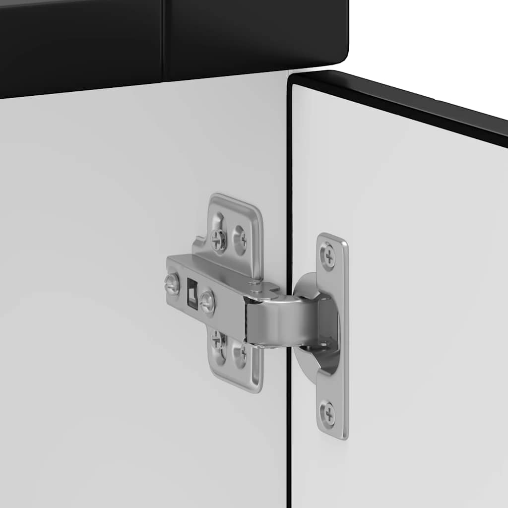 Onderkast "Porto" bewerkt hout zwart is nu te koop bij PeponiXL, paradijselijk wonen!
