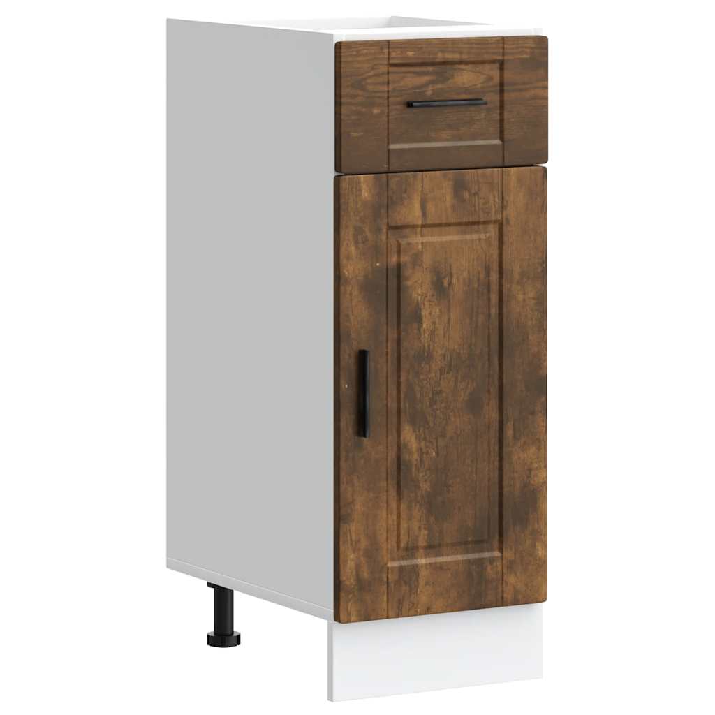 Onderkast "Porto" bewerkt hout gerookt eikenkleurig is nu te koop bij PeponiXL, paradijselijk wonen!