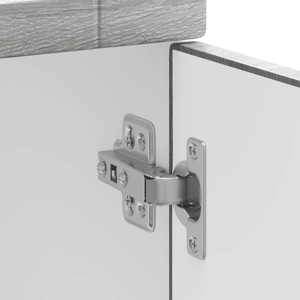 Onderkast "Porto" bewerkt hout grijs sonoma eiken is nu te koop bij PeponiXL, paradijselijk wonen!