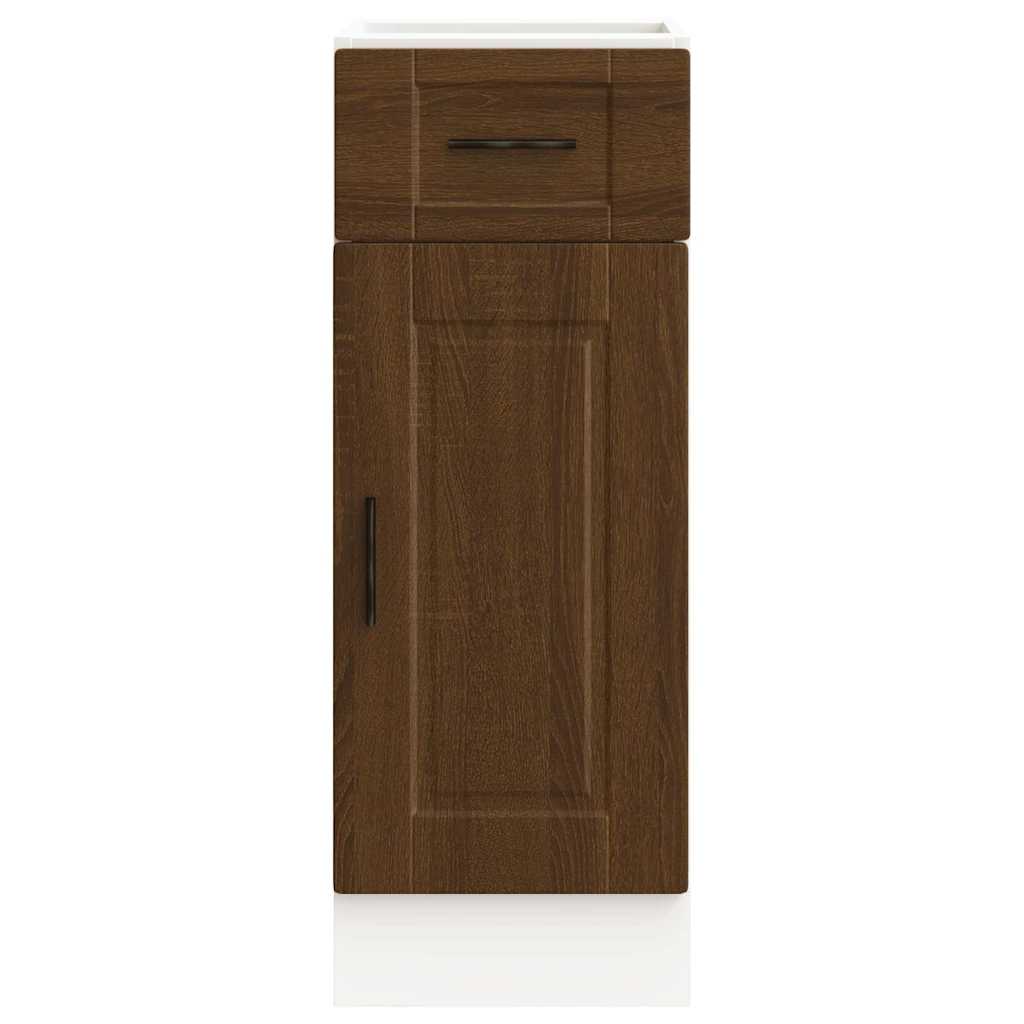Onderkast "Porto" bewerkt hout bruin eikenkleur is nu te koop bij PeponiXL, paradijselijk wonen!