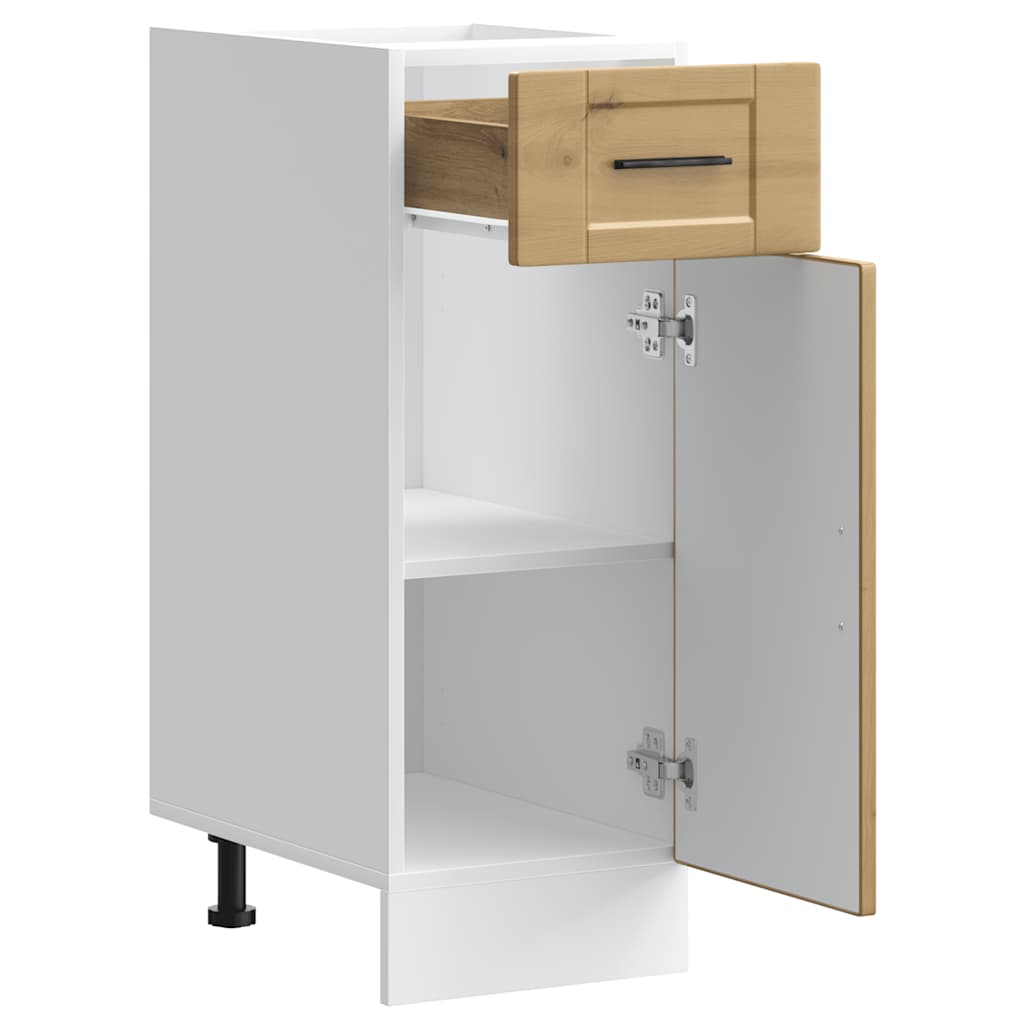 Onderkast "Porto" bewerkt hout artisanaal eikenkleur is nu te koop bij PeponiXL, paradijselijk wonen!