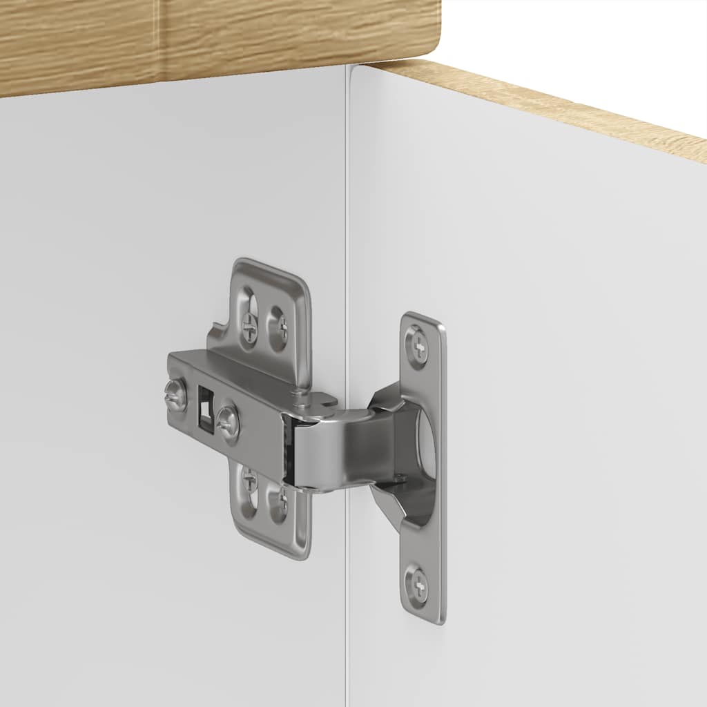 Onderkast "Porto" bewerkt hout sonoma eikenkleurig is nu te koop bij PeponiXL, paradijselijk wonen!