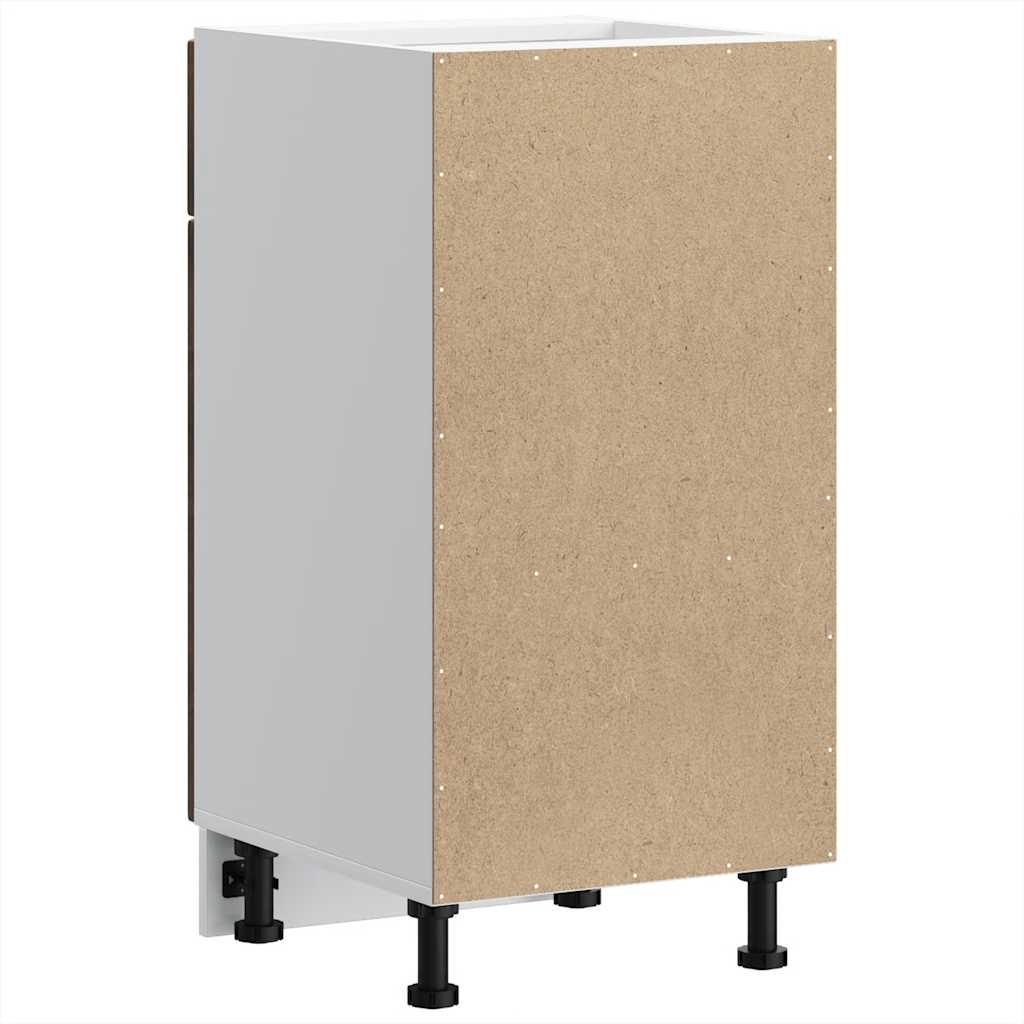 Onderkast "Porto" bewerkt hout gerookt eikenkleurig is nu te koop bij PeponiXL, paradijselijk wonen!