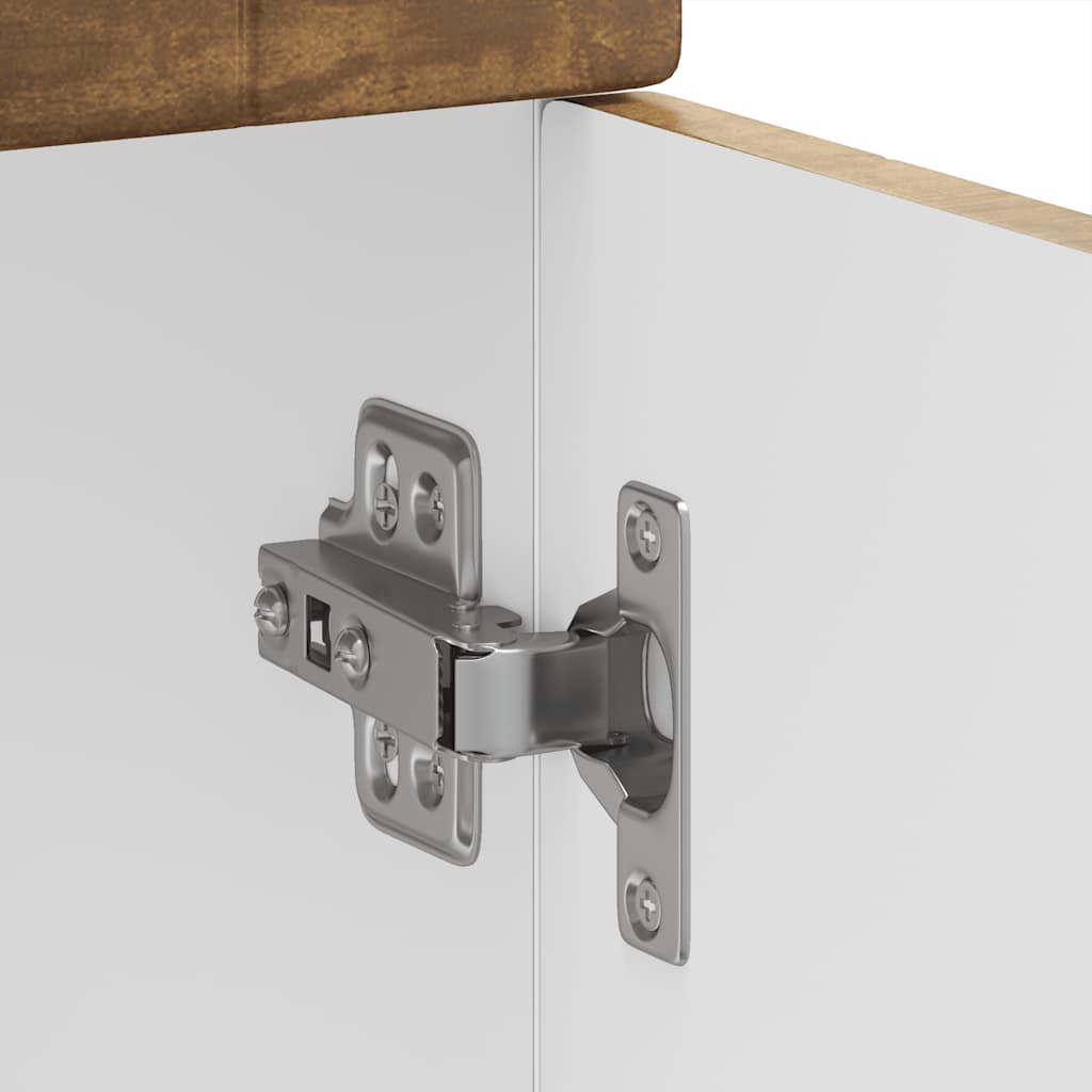 Onderkast "Porto" bewerkt hout gerookt eikenkleurig is nu te koop bij PeponiXL, paradijselijk wonen!