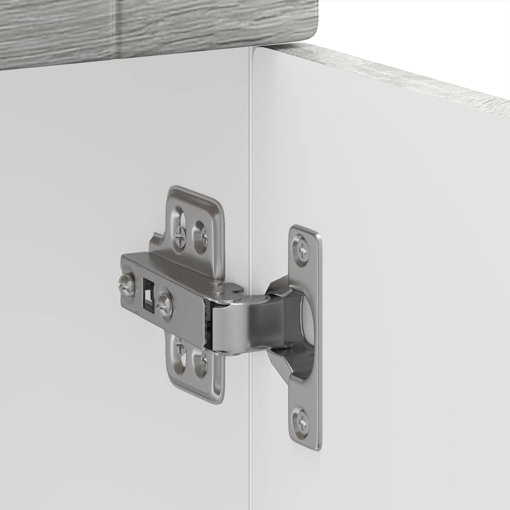 Onderkast "Porto" bewerkt hout grijs sonoma eiken is nu te koop bij PeponiXL, paradijselijk wonen!