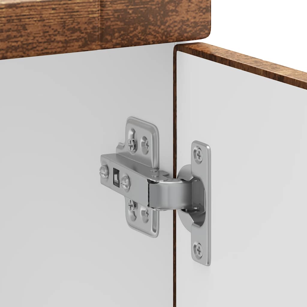 Onderkast "Porto" bewerkt hout oud houtkleurig is nu te koop bij PeponiXL, paradijselijk wonen!