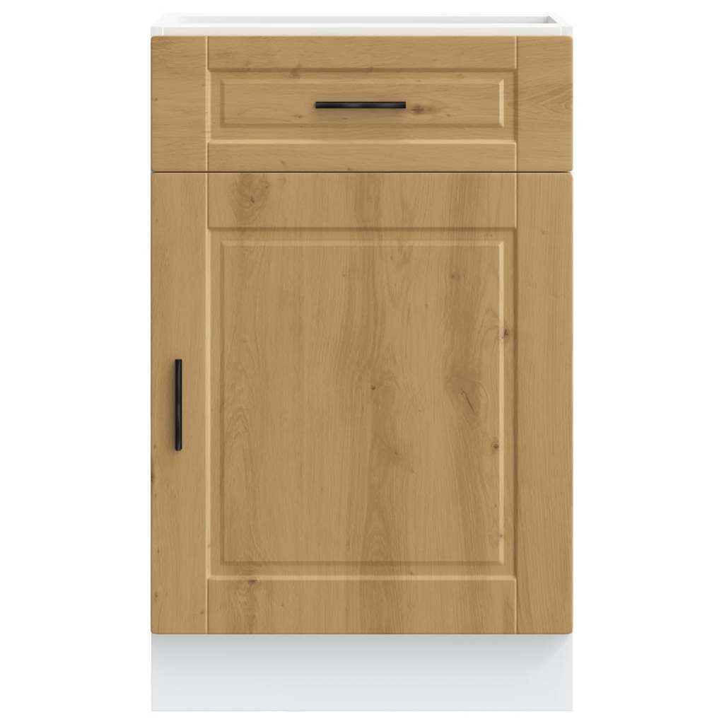 Onderkast "Porto" bewerkt hout artisanaal eikenkleur is nu te koop bij PeponiXL, paradijselijk wonen!