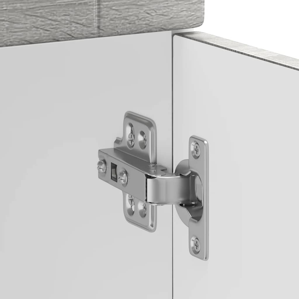 Onderkast "Porto" bewerkt hout grijs sonoma eiken is nu te koop bij PeponiXL, paradijselijk wonen!