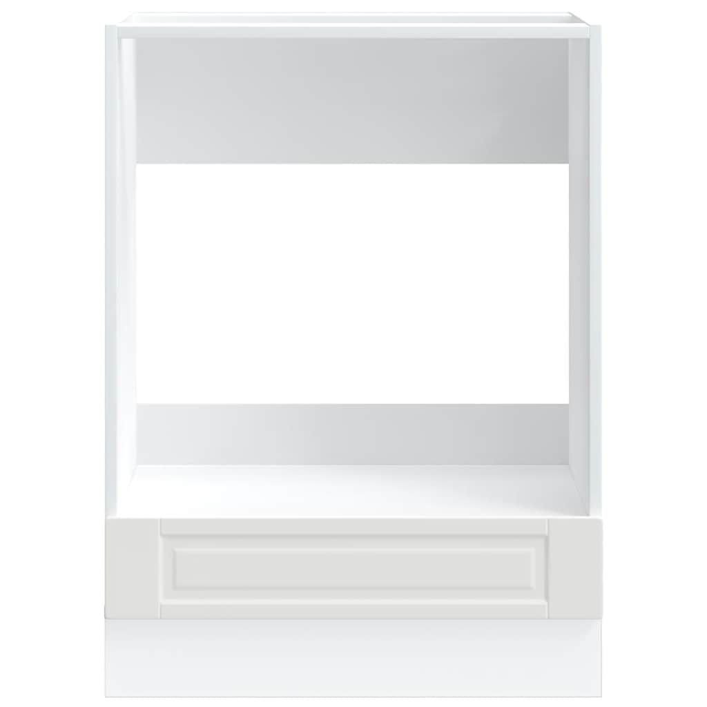 Ovenkast "Porto" bewerkt hout wit is nu te koop bij PeponiXL, paradijselijk wonen!