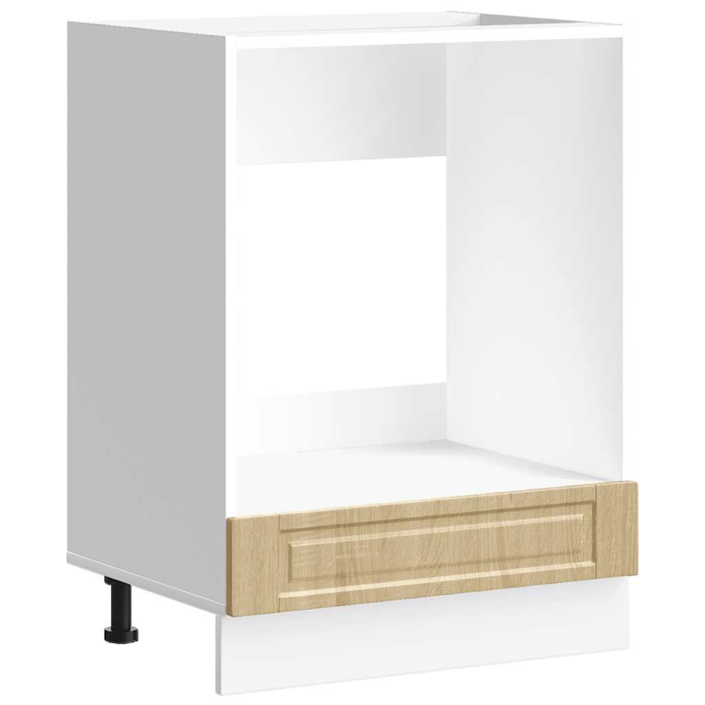 Ovenkast "Porto" bewerkt hout sonoma eikenkleurig is nu te koop bij PeponiXL, paradijselijk wonen!