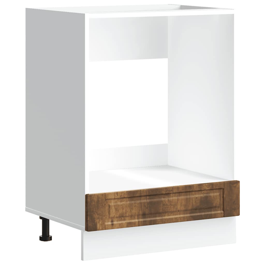 Ovenkast "Porto" bewerkt hout gerookt eikenkleurig is nu te koop bij PeponiXL, paradijselijk wonen!