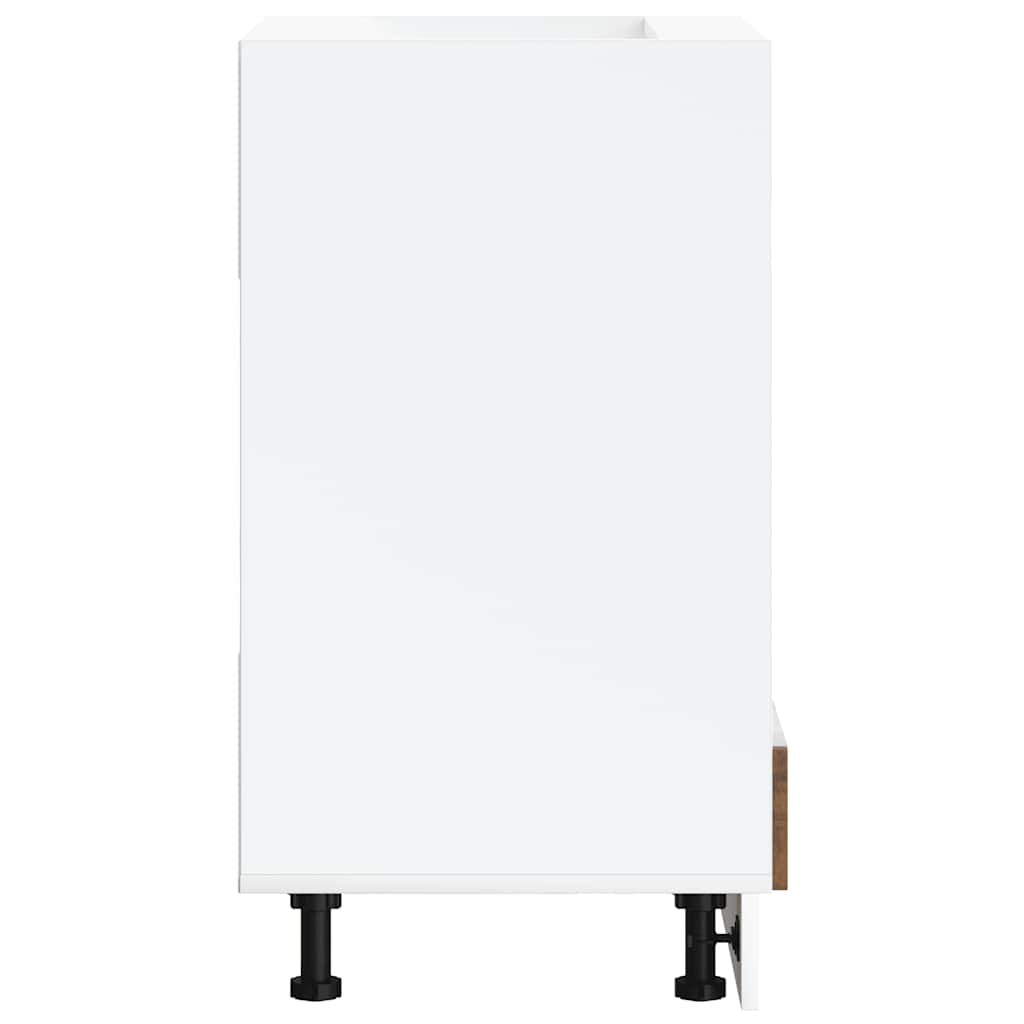 Ovenkast "Porto" bewerkt hout gerookt eikenkleurig is nu te koop bij PeponiXL, paradijselijk wonen!