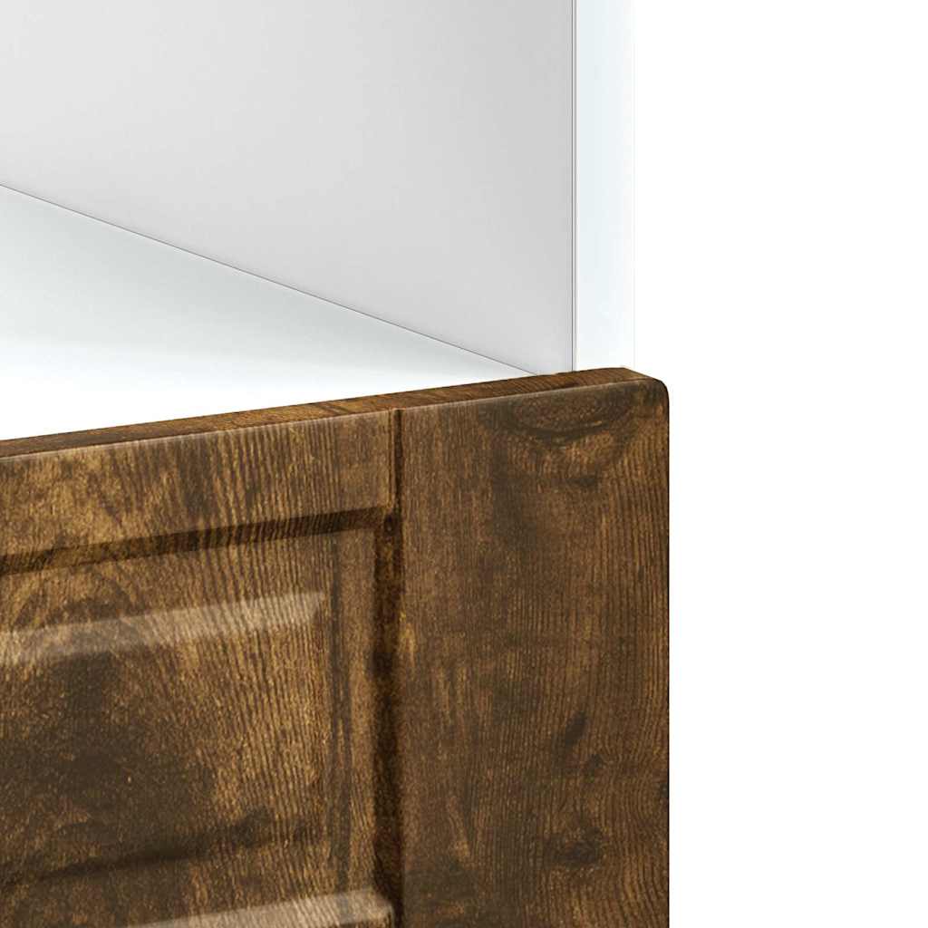 Ovenkast "Porto" bewerkt hout gerookt eikenkleurig is nu te koop bij PeponiXL, paradijselijk wonen!