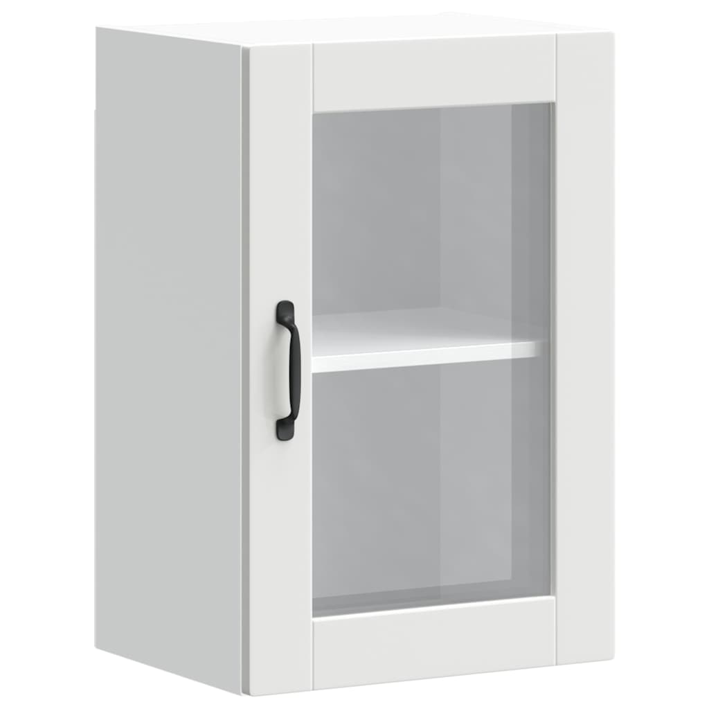 Keukenbovenkast met glazen deur Porto wit is nu te koop bij PeponiXL, paradijselijk wonen!