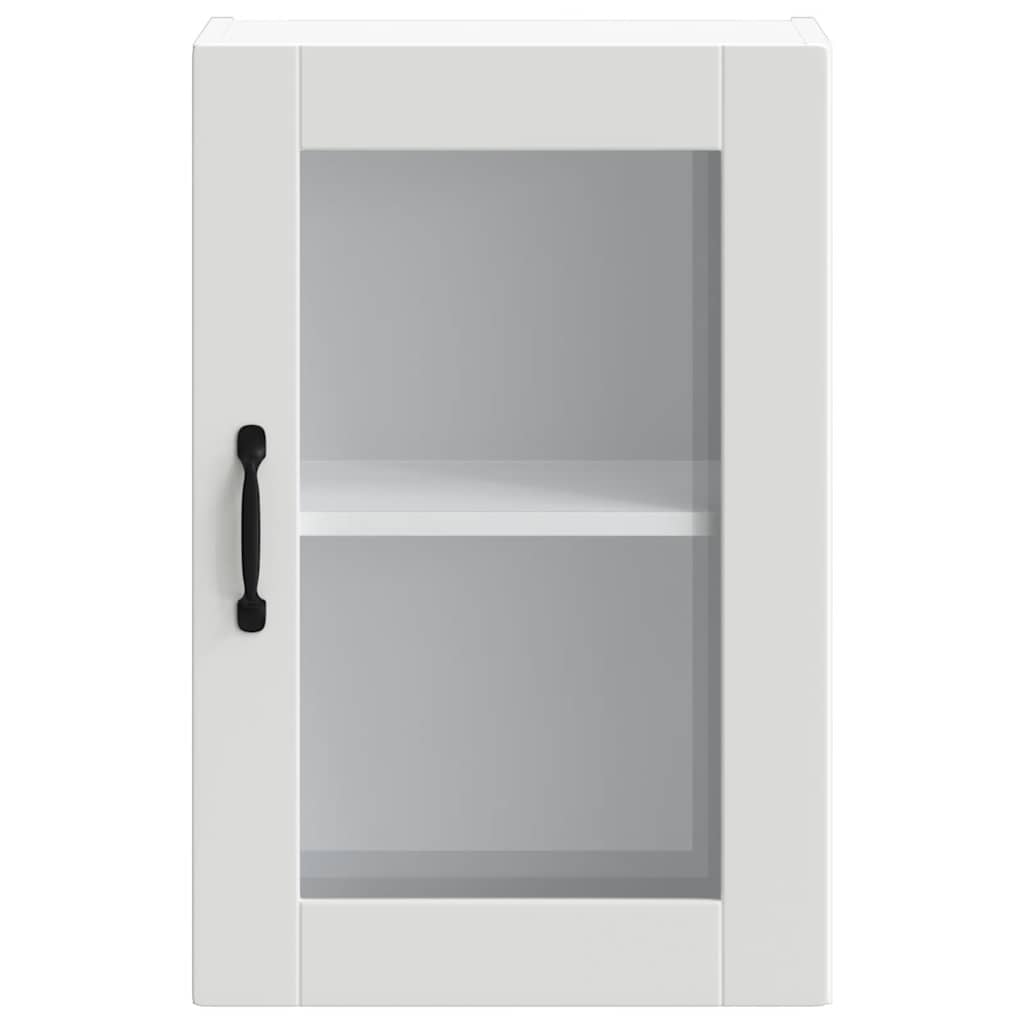 Keukenbovenkast met glazen deur Porto wit is nu te koop bij PeponiXL, paradijselijk wonen!