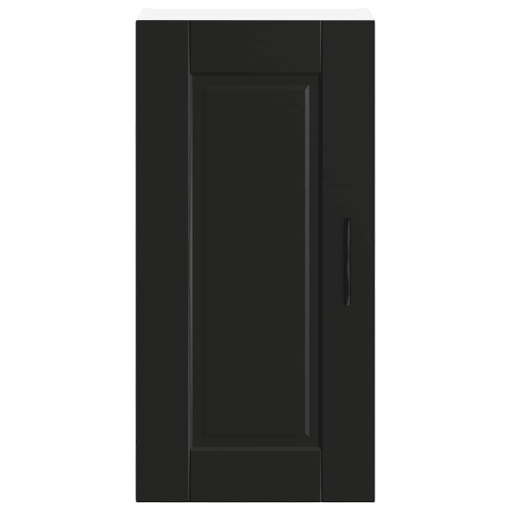 Keukenbovenkast Porto bewerkt hout zwart is nu te koop bij PeponiXL, paradijselijk wonen!