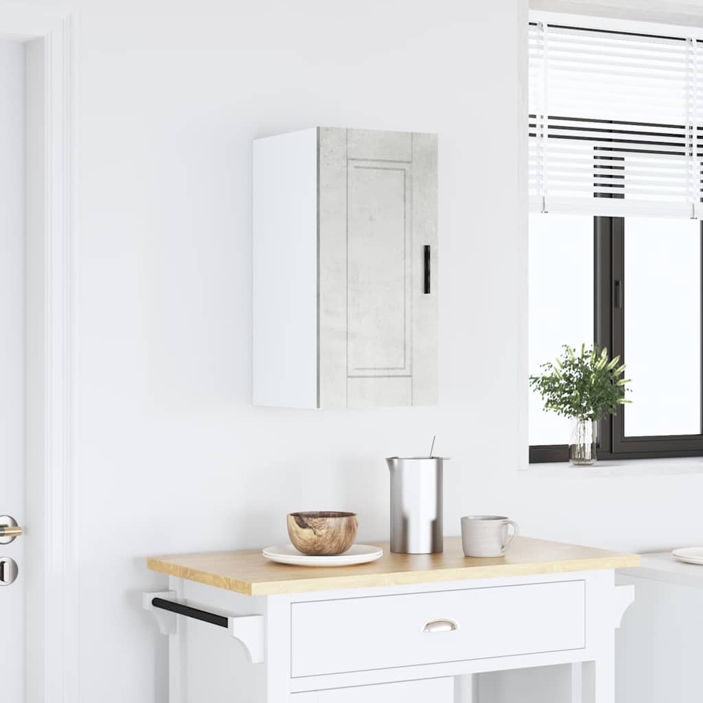Keukenbovenkast Porto bewerkt hout betongrijs is nu te koop bij PeponiXL, paradijselijk wonen!