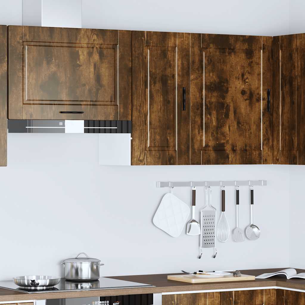 Keukenbovenkast Porto bewerkt hout gerookt eikenkleurig is nu te koop bij PeponiXL, paradijselijk wonen!