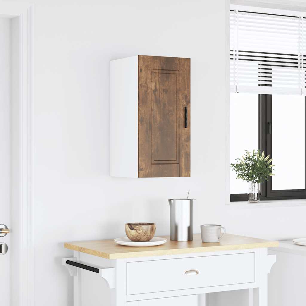 Keukenbovenkast Porto bewerkt hout gerookt eikenkleurig is nu te koop bij PeponiXL, paradijselijk wonen!