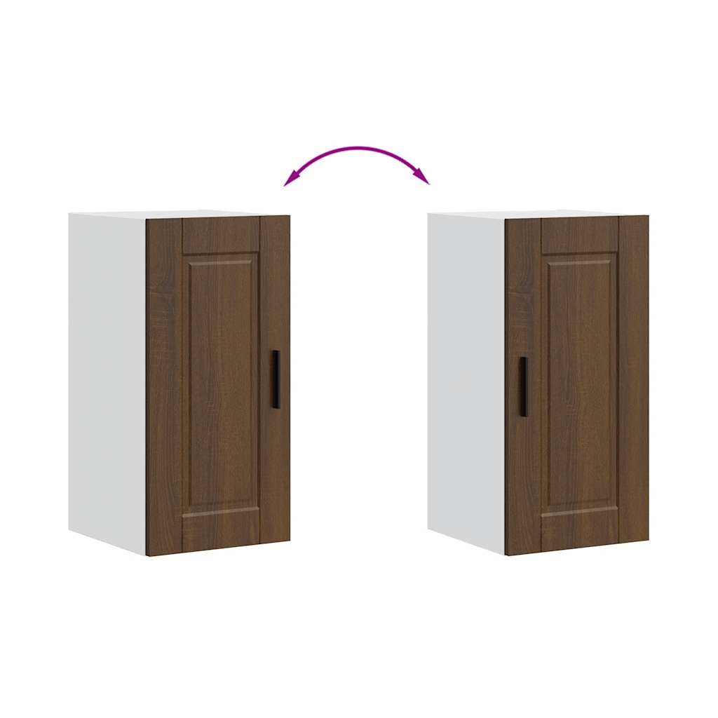 Keukenbovenkast Porto bewerkt hout bruin eikenkleur is nu te koop bij PeponiXL, paradijselijk wonen!